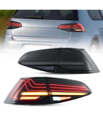 Amazon.com: VLAND LED Tail lights Compatible with Golf 7 Golf 7.5