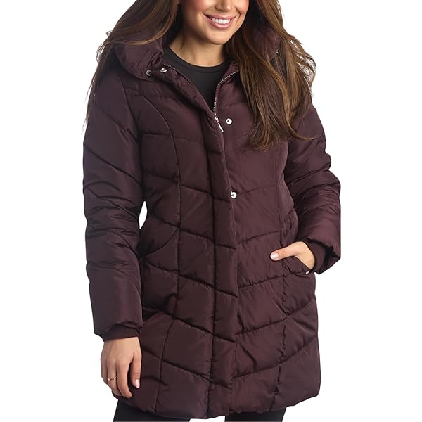 Amazon.com: Cole Haan Women's Outerwear,MERLOT,S : Clothing, Shoes