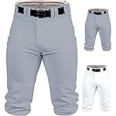 Rawlings | PRO 150 Series Baseball Pants | Knicker Fit | Adult Sizes | Solid | Multiple Colors