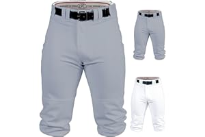 Rawlings | PRO 150 Series Baseball Pants | Knicker Fit | Adult Sizes | Solid | Multiple Colors