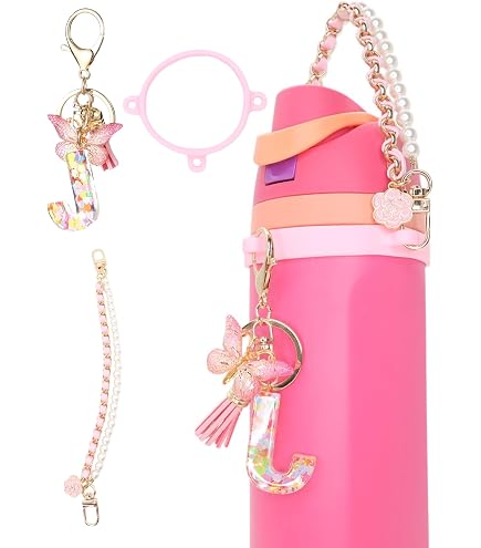 6-teiliges Owala Wasserflaschen Zubehör-Set: Halter, Stiefel & Anhänger Für FreeSip (Blau)