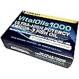 VitalOils1000 - Omega-3 Fish Oil 1200mg(750 DHA+450 EPA). IFOS 5-Star. Non-GMO & Gluten-Free. No Fishy Aftertaste. High Absorption, Brain, Heart, Prenatal Support, 30 Blister-Sealed Caps, Made in USA