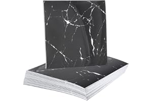 HARFINGTON 20pcs Peel and Stick Marble Tiles, Waterproof Wall Panel Backsplash, 12"x12" PVC Peel and Stick Shower Tiles for B