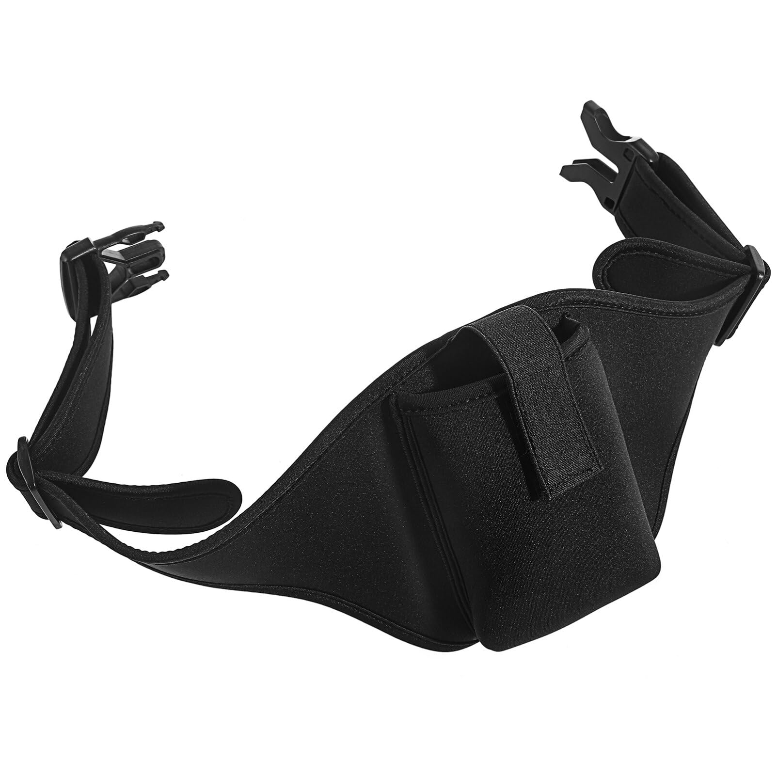 FAVOMOTO Dropping Microphone Adjustable Absorbent Waistband - Mic Belt with Anti Strap, Neoprene Carrier Pouch Sweat Bag for Vertical Fitness Teacher Speaker Theatre
