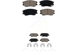 CMX Front Rear Ceramic Brake Pads Kit Replacement For 2019-2022 Kia Soul Turbocharged KCX-100560