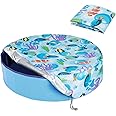 Ladadee Foldable Round Dog Swimming Pool Cover, for 32"/63“/48” Collapsible Outdoor Tub, PVC Coating Waterproof and UV Protection, Leakproof Washable Kiddie Pet Small Paddling Bath Accessories