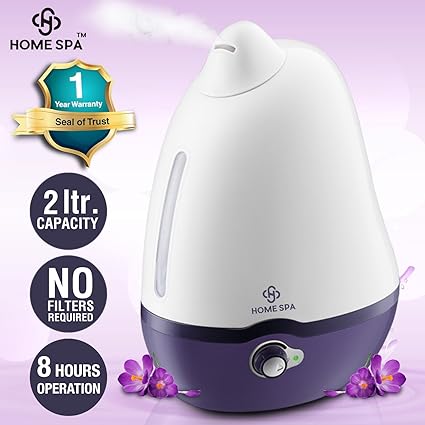 Home Spa Luxury Cool Mist Dolphin Humidifier for Adults and Baby Bedroom - 2 L