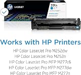 HP CF401A 201A Cyan Original LaserJet Toner Cartridge 1330 Page Yield view 2