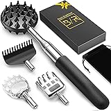 TUKUOS Telescoping Back Scratcher with 4Pcs