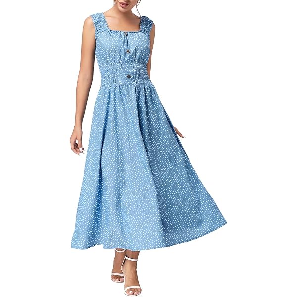 Standards & Practices Women's Plus Size Denim Tencel Raw Hem Maxi Slip Dress  Size 1X at Amazon Women's Clothing store