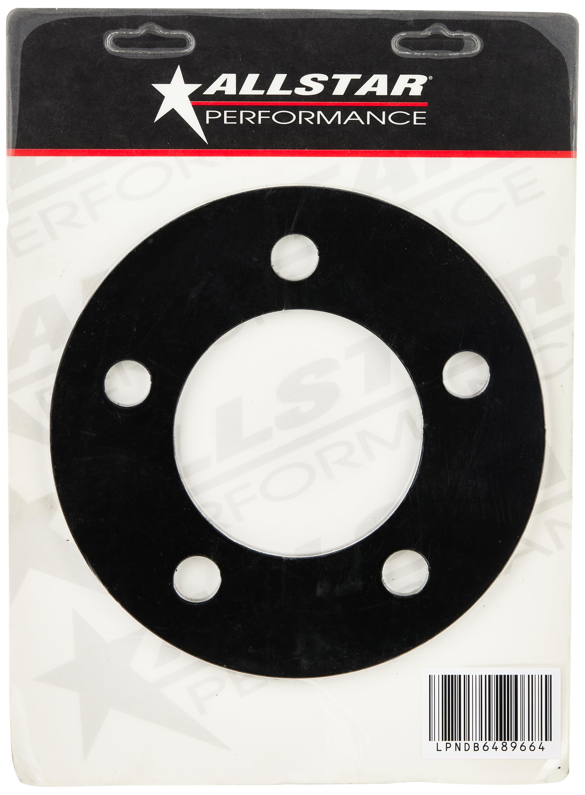 Photo 1 of Allstar Performance Wheel Spacer, 5 x 5.00 in Bolt Pattern, 1/4 in Thick, Steel, Black Paint, Each (ALL44126)