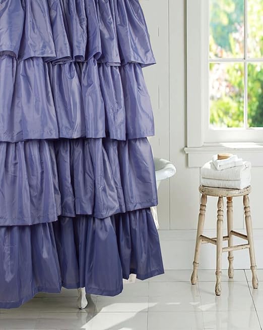 Amazon Com Tsc Faux Silk Taffeta Multi Ruffled Layers 72 By 72