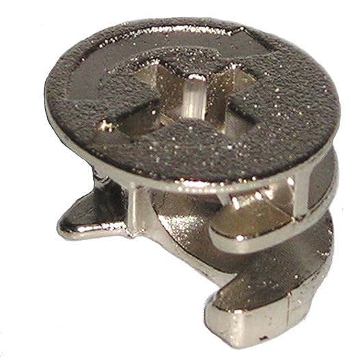 15mm x 11mm Cam Lock Disc Nut Furniture Connector Fasteners (1 Package