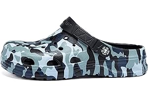 Ballaza Kids Camo Graphic Clog Beach Shoes（Big Kids）