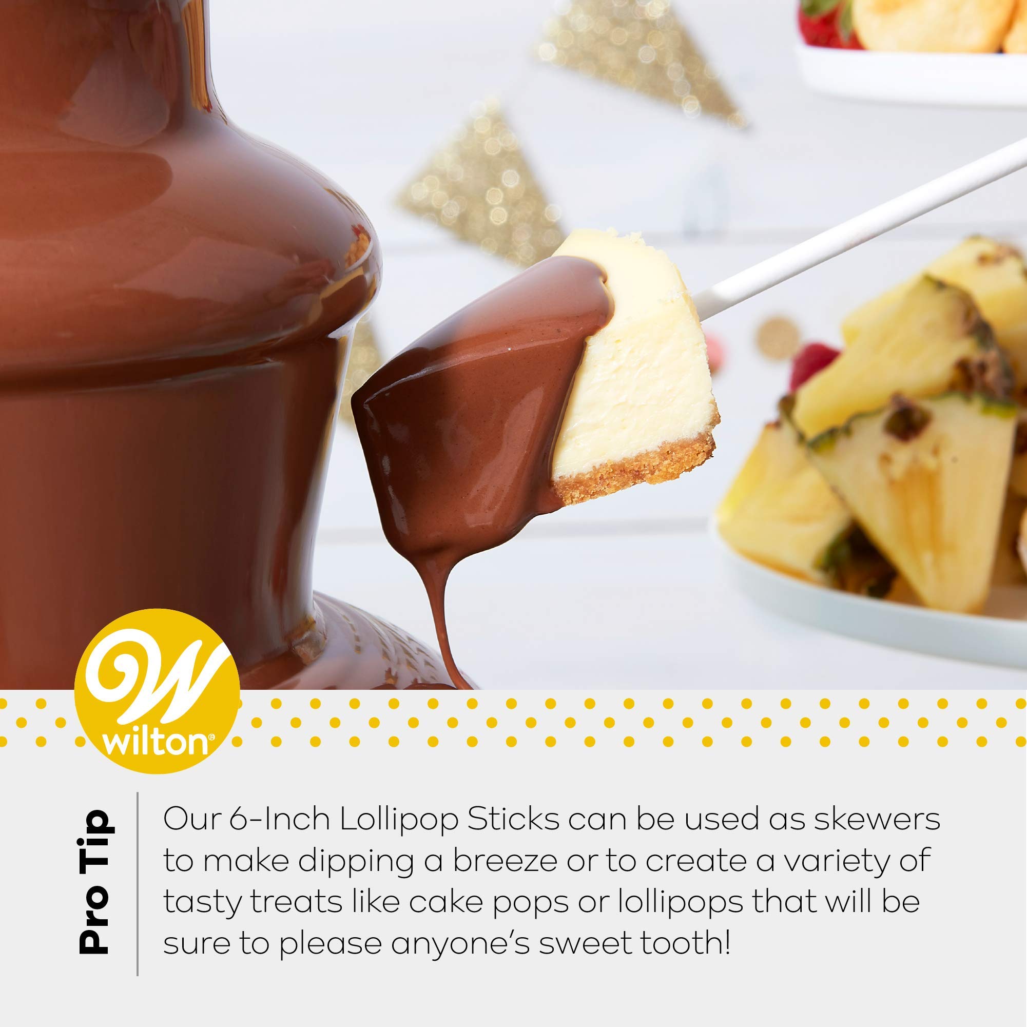 Wilton Chocolate Pro Chocolate Fountain and Fondue Fountain - Designed to Keep Chocolate Melted for Easy Treat Dipping, 3-Tier, 16-Inches Tall, 4-lb Capacity