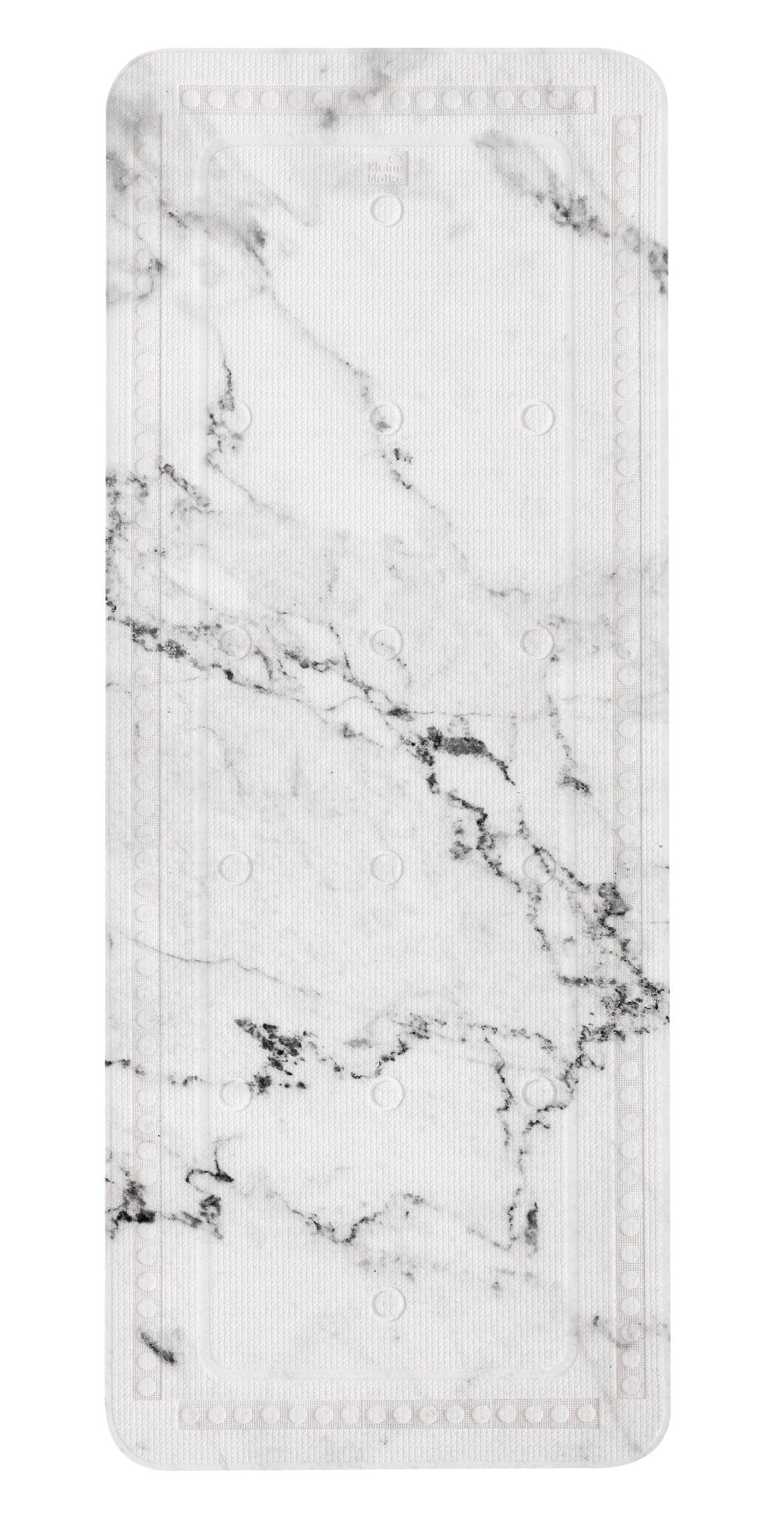 Kleine Wolke Marble Bath Mat, Anthracite, 36 x 92 cm