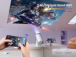 Mini projector with WiFi and Bluetooth, Outdoor
