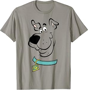 Scooby Doo Big Face Scooby Outline T-Shirt