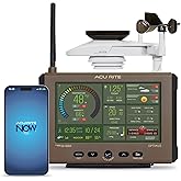AcuRite Optimus Weather Station with Wi-Fi HD Display, Built-in Barometer, Lightning Detection, Indoor/Outdoor Temperature and Humidity, Wind Speed/Direction, and Rainfall Measurements (01216MCB)