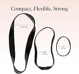 Kitsch Pro No Snag Mini Gummy Elastic Hair Bands 100 Count Black view 5
