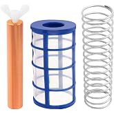LJB Copper Anode Replacement Kit, 4.13" &times; 0.71" | Includes Copper Anode Rod, Filter Screen, Spring and M6 Screw, For Pool Solar Ion Generator