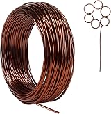 Tenn Well 12 Gauge Aluminum Bonsai Wire 100 ft 2mm Bronze