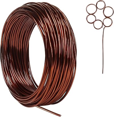 Tenn Well 12 Gauge Aluminum Bonsai Wire 100 ft 2mm Bronze
