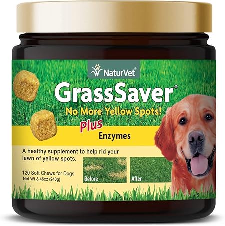 Amazon Com Grasssaver Plus Enzymes Soft Chews 120 Count Pet Herbal Supplements Pet Supplies