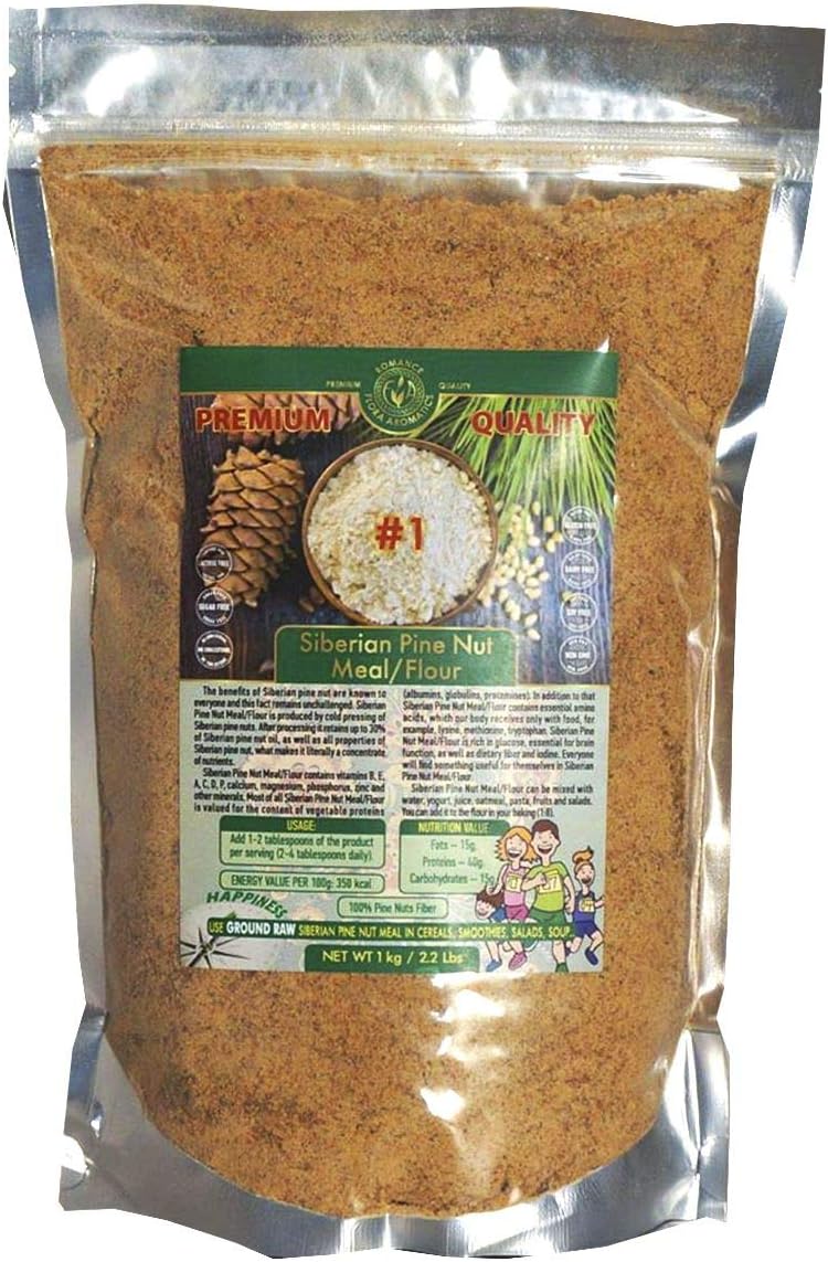 Siberian Pine Nut Meal/Flour 2.2 lbs/1 kg