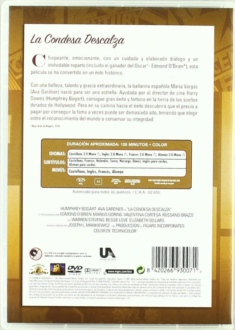 Amazoncom Studio Classics La Condesa Descalza Movies Tv