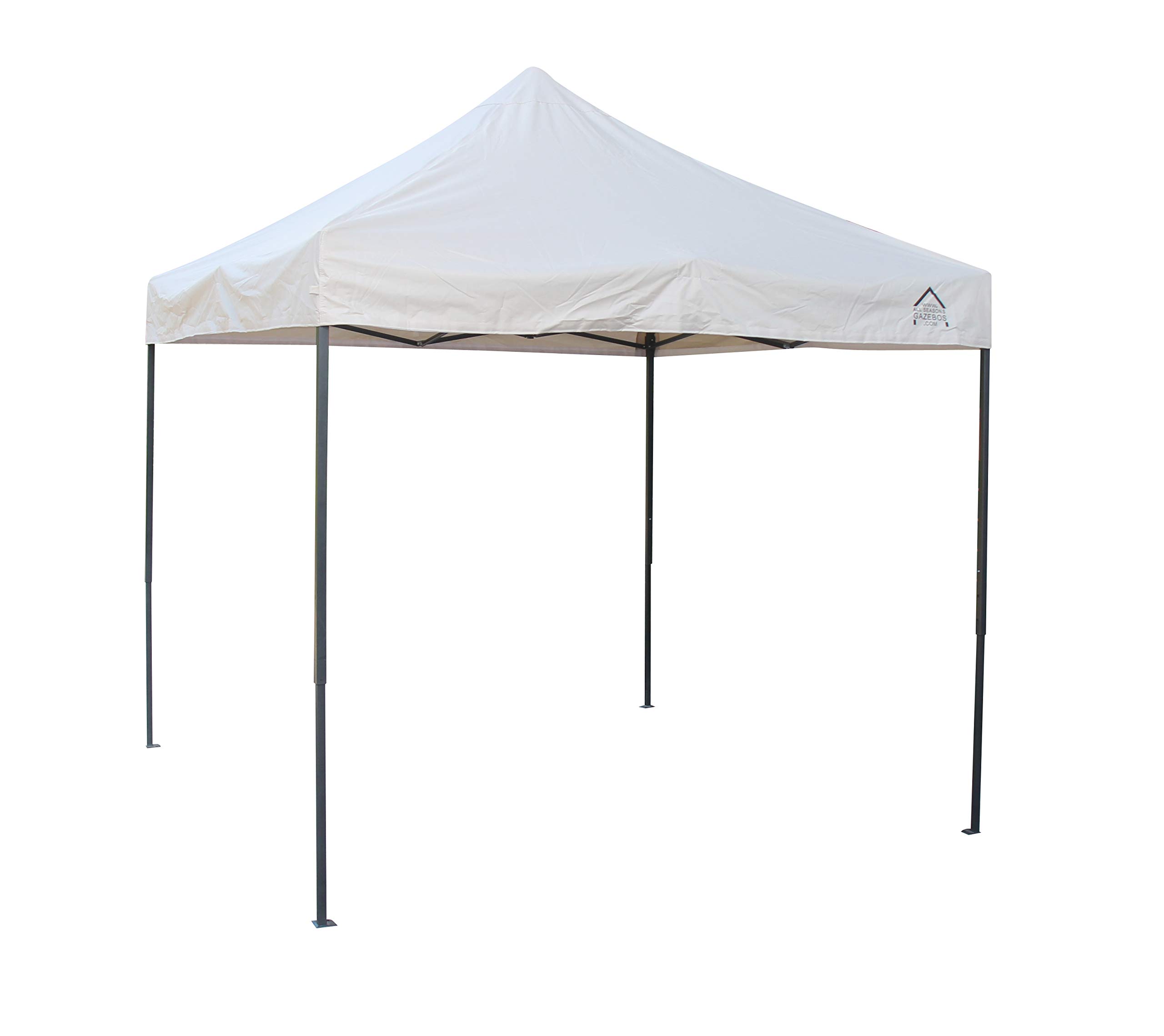 All Seasons Gazebos 2.5x2.5m Pop Up | Heavy Duty, Fully Waterproof Gazebo, High-Grade Materials (Beige)
