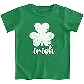 Lovekider Kids St. Patrick's Day Shirt 1-8 Years Old Toddler Luck Irish T-Shirts Green Tee Outfits for Boys Girls