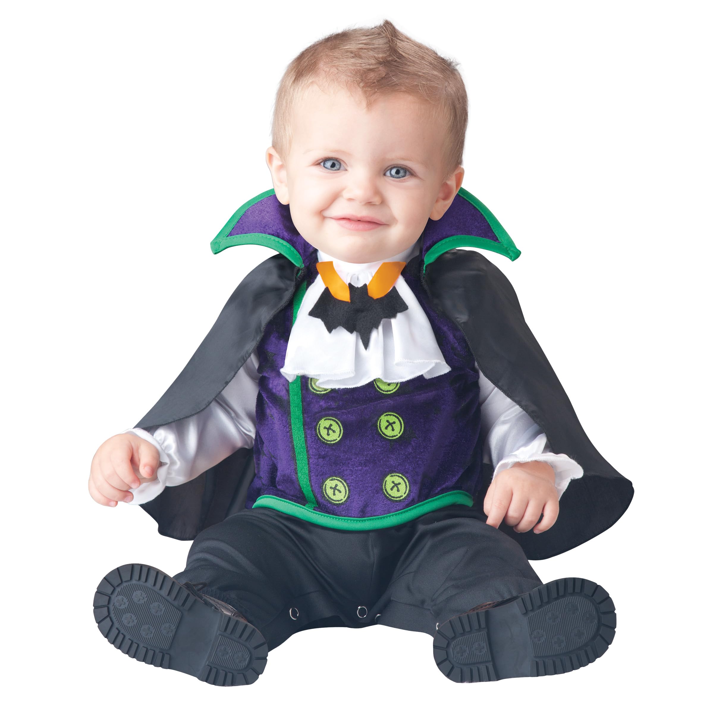 Fun World Baby Boys' Count Cutie Large 100% Polyester, Black/Purple, L