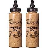 Terrapin Ridge Farms Everything Aioli Sauce, Creamy Gourmet Condiment – 8 oz Squeeze Bottle (Pack of 2)