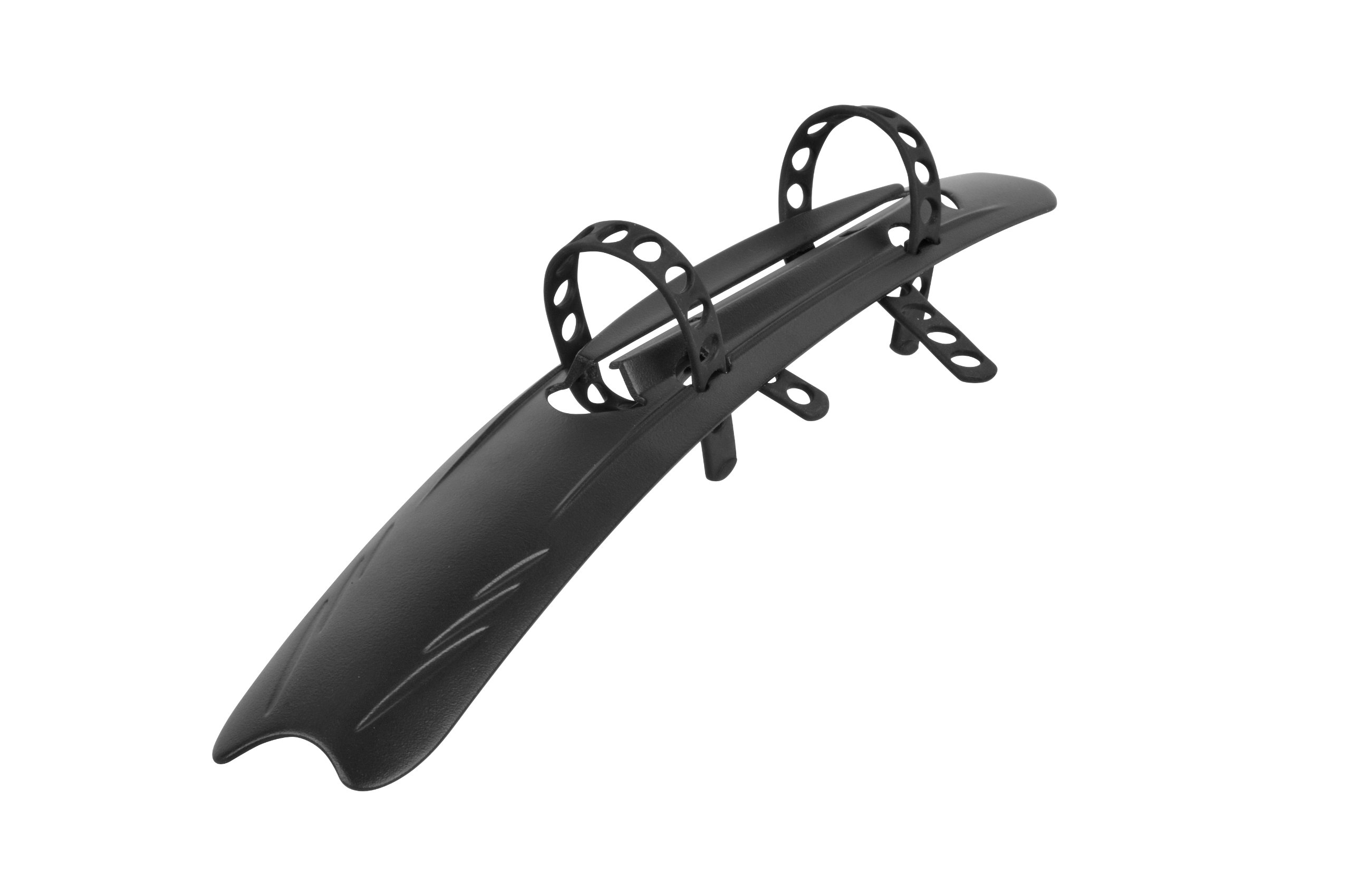 Polisport 8622400001 - Michigan Universal Downtube Mudguard for City and Hybrid Bikes, Elastomeric Strap Mounting, Easy Tool-Free Installation, Lightweight 81g, 100% Recyclable Polypropylene, Black