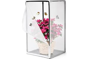 Kingrol Outdoor Insect & Butterfly Habitat Cage - Mesh Plant Enclosure for Pest/Bird Protection, Ideal for Breeding Butterfli