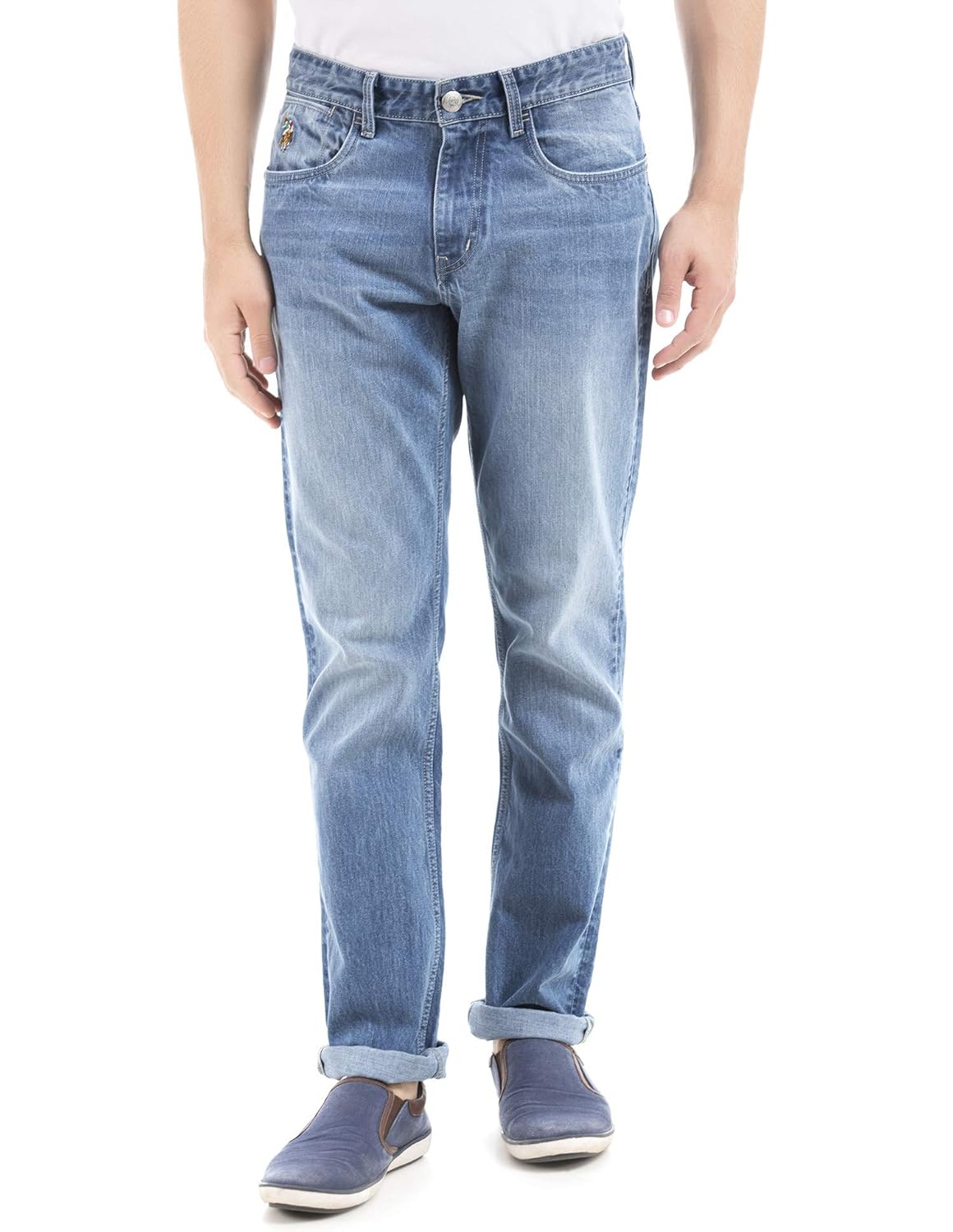 Buy US Polo Assn. Men's Relaxed Fit Jeans (8907259678207_USJN0959_32