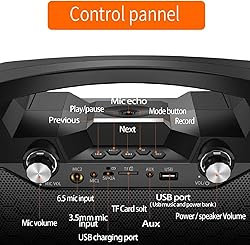 Hotec Wireless Bluetooth Portable PA Speaker