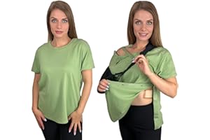 Inspired Comforts Post Shoulder Surgery Shirt for Women- Full Tearaway Adaptive Clothing