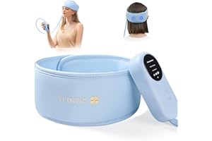 TLINNA Head Massager,Scalp Massager,Relief Headaches,Fatigue,Stress,Sleep aid,Hangover with Airbag Kneading,Constant Temperature Hot Compress for Head