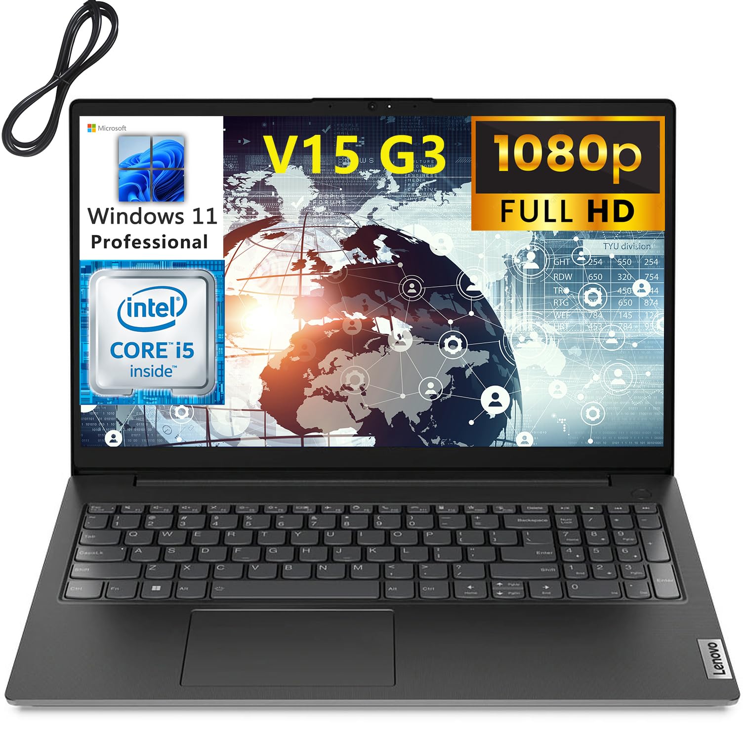 Lenovo 2023 V15 G3 Business Laptop Computer, 15.6