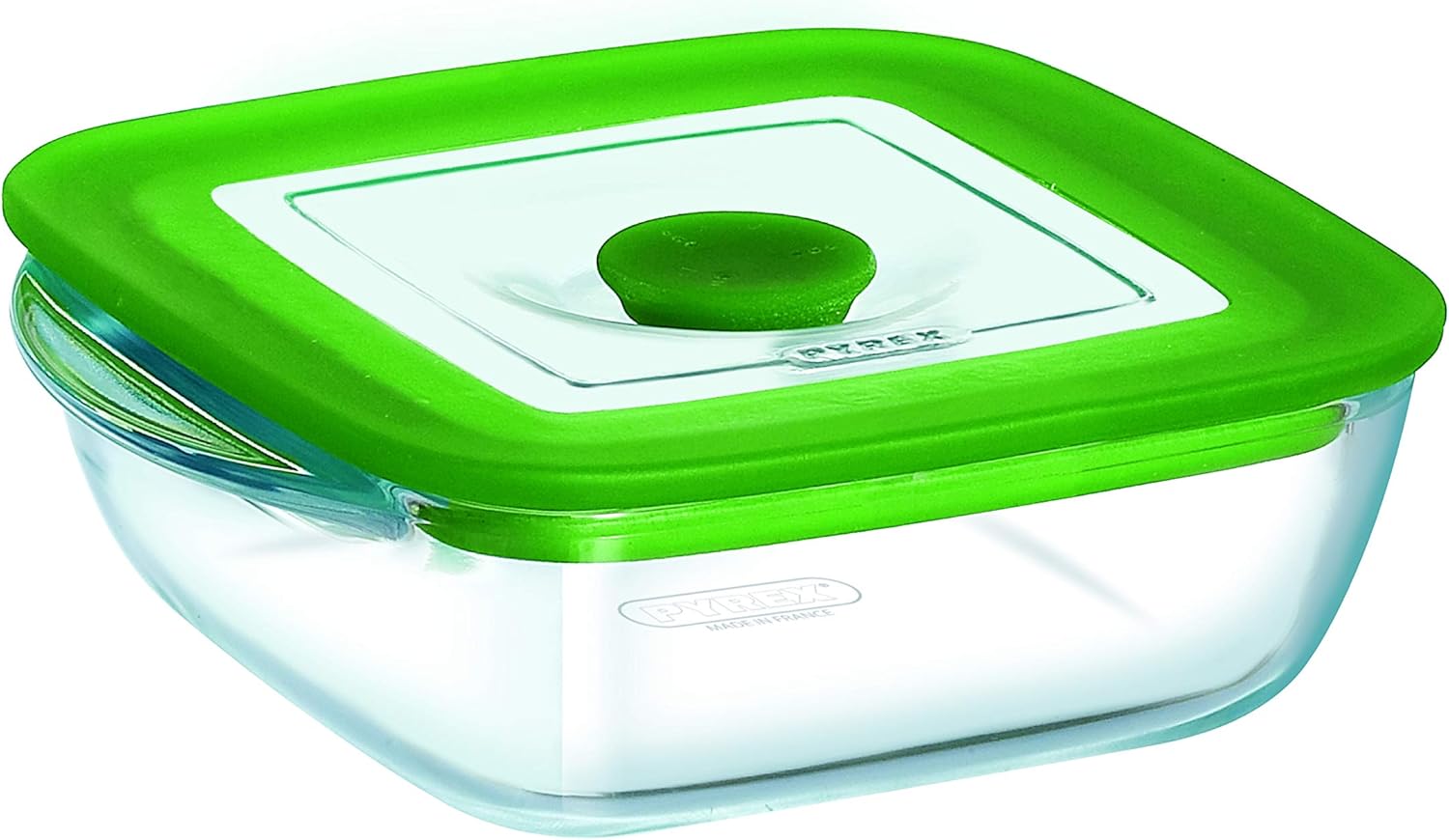 Pyrex 14 x 12 x 4 cm/ 0.3 Litre 4in1 Plus Square Dish with Lid