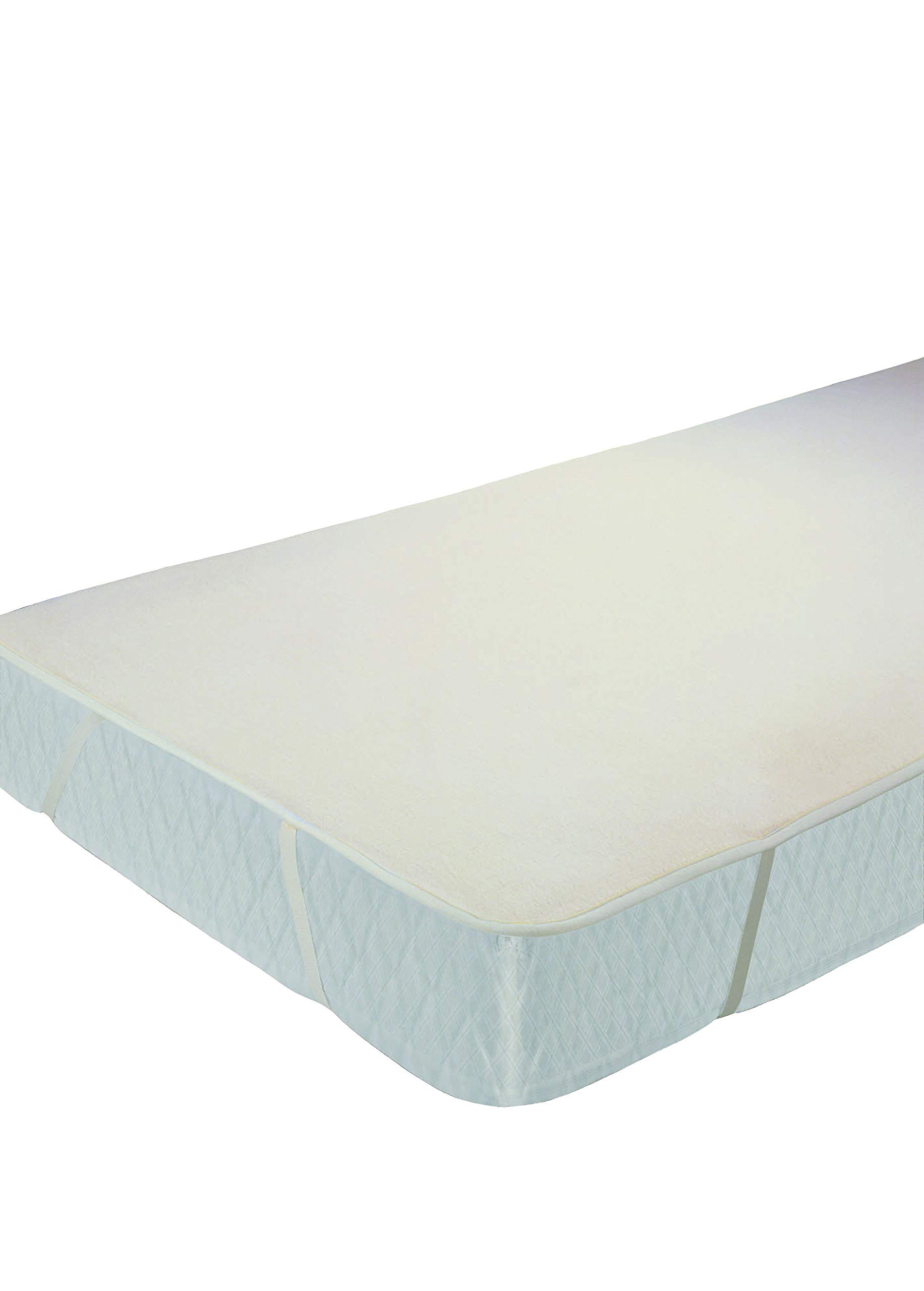 Bierbaum Mattress Protector, Cotton, Natural, 80 x 200 cm