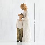 Willow Tree Mother and Son Figurine 8 Inch Hand-Painted Resin view 3