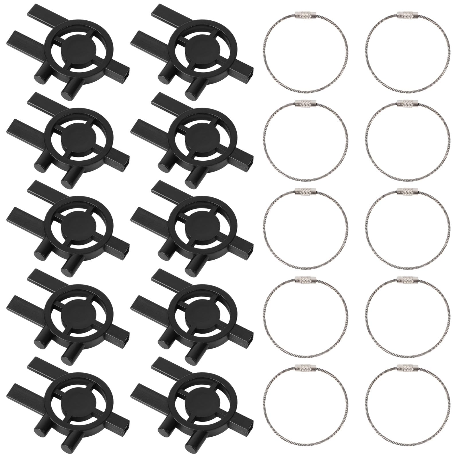 Photo 1 of 10pcs Dispenser Key Replacement for Cintas Sanis, 3-in-1 Paper Towel Toilet Paper Holders Soap Dispenser Key for Home Office School Maintenance Commercial