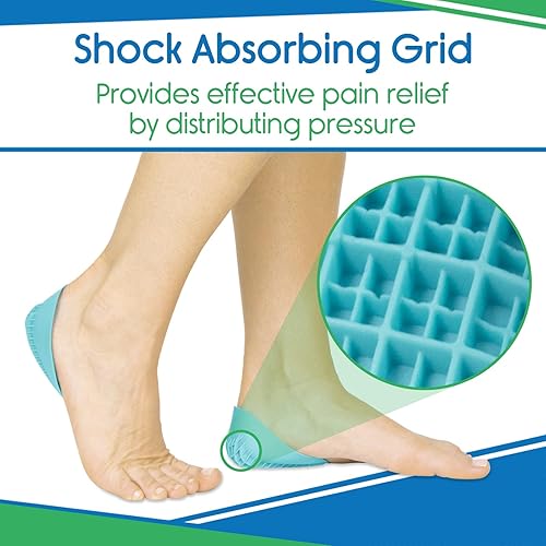 Heavy Duty Heel Cups for Heel Pain Relief Support Gel Cushion