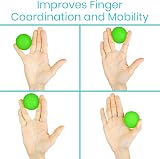 Vive Squeeze Balls Hand Therapy Grip Strengthener Set 4 Levels 5 cm view 7