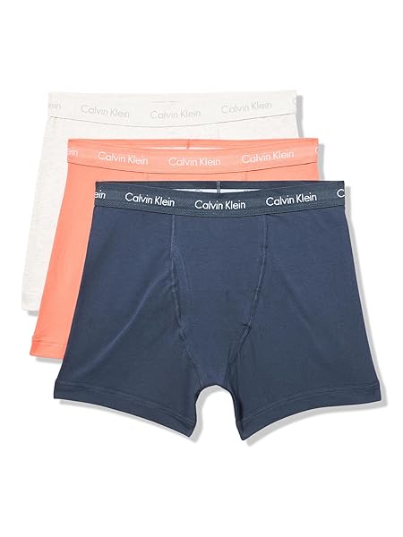 CALVIN KLEIN MEN’S COTTON STRETCH 3-PACK BOXER BRIEF