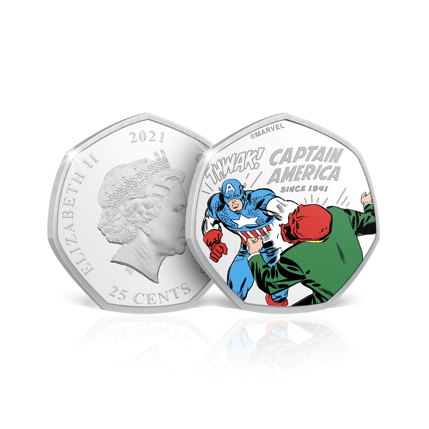 Marvel Gifts Captain America 80th Anniversary Collectable Coin - The Red Skull