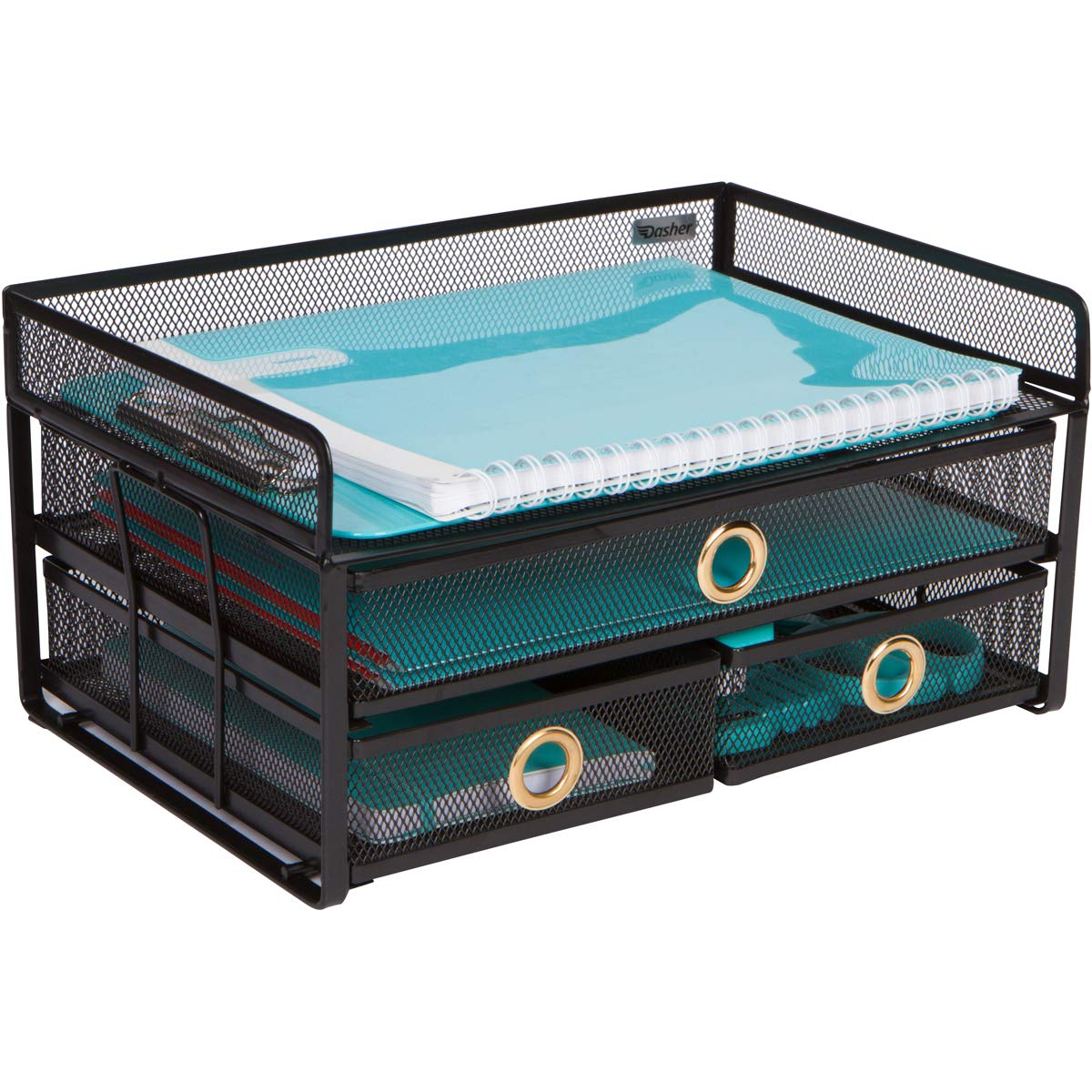 Buy Desk Organizer Tray with Sliding Drawers File Organizer Desktop